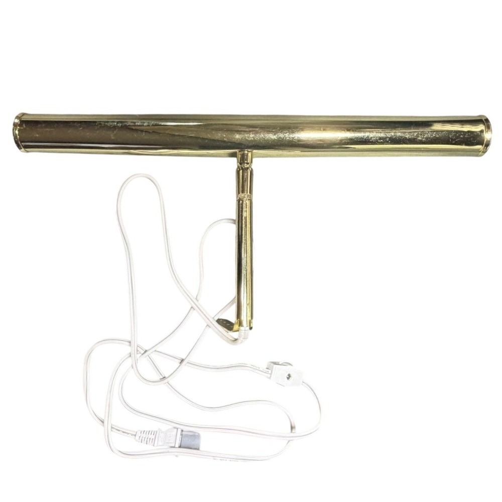 Atron Brass Picture Light Adjustable 120V Plug-In Gallery Art Lamp LL51975